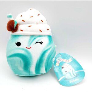 Squishmallows Feliciti Mint Shake 6" Plush NEW